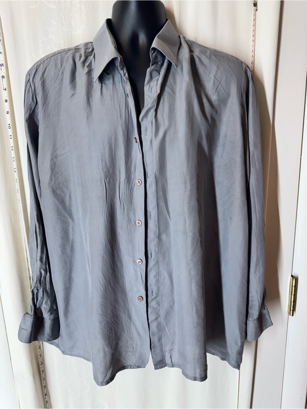 Vintage Abraham and Straus Men's Silk Shirt